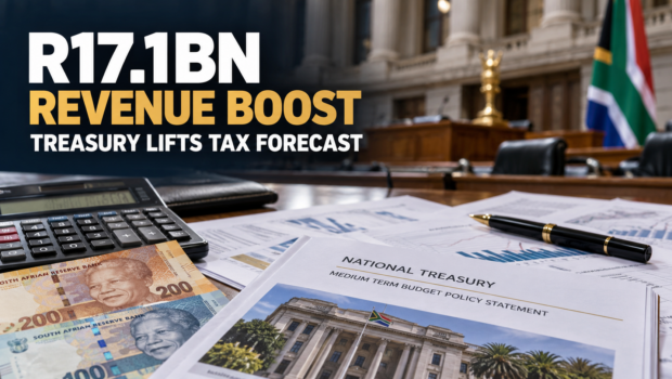 South Africa tax revenue forecast raised by R17.1 billion