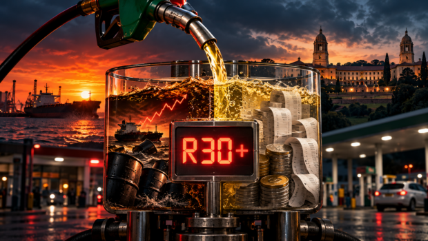 Petrol price above R30 split between global oil costs and South African government levies